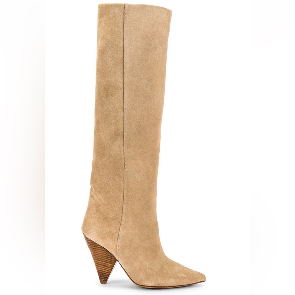 Toral Knee High Boot in Sand - Picture 1 of 3